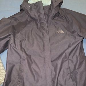 Women’s The NorthFace Lavender Raincoat Size XL